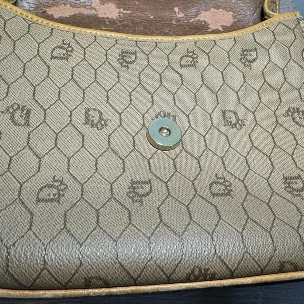 Christian Dior Vintage Honeycomb Crossbody Bag